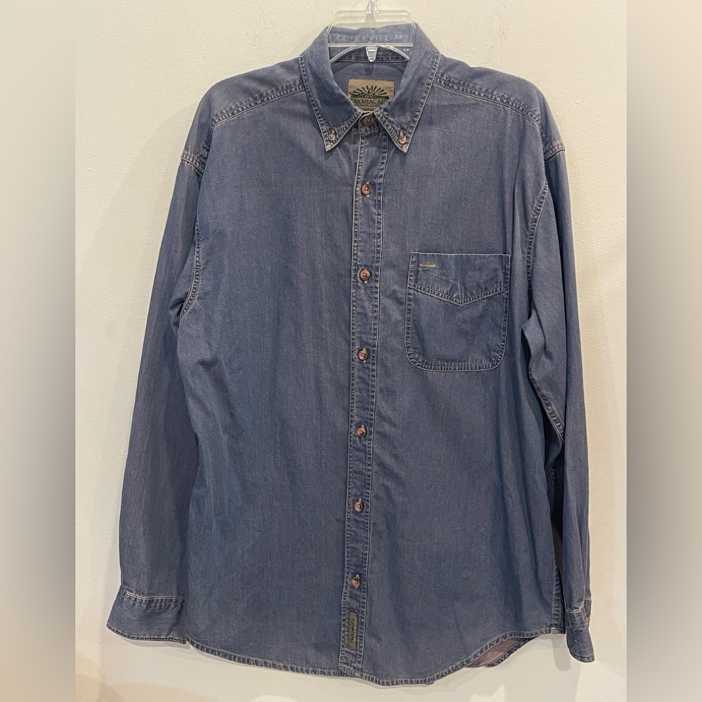 Flyshacker Soft Faded Look Denim Shirt